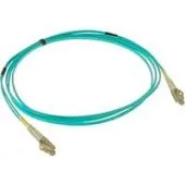 Кабель Lanmaster LAN-2LC-2LC/OM3-1.0 (1 м, голубой)