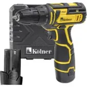 Дрель-шуруповерт Kolner KCD 12-2LC (с 2-мя АКБ, оснастка, кейс)