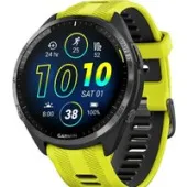 Умные часы Garmin Forerunner 965 (черный/желтый)