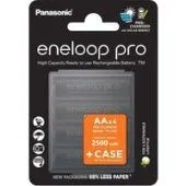 Аккумулятор Panasonic Eneloop Pro AA BK-3HCDE/4CP+case (4 шт)