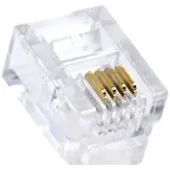 Коннектор Cablexpert MP-6P4C/100