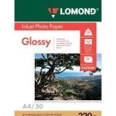 Фотобумага Lomond Глянцевая двусторонняя A4 220 г/м2 50 листов [0102089]