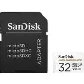 Карта памяти SanDisk High Endurance microSDHC SDSQQNR-032G-GN6IA 32GB (с адаптером)