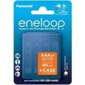 Аккумулятор Panasonic Eneloop AAA BK-4MCDE/4CP+case (4 шт)