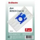 Комплект одноразовых мешков Dr.Electro BO3D/5 (Bosch тип G)