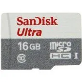 Карта памяти SanDisk Ultra microSDHC Class 10 UHS-I 16GB