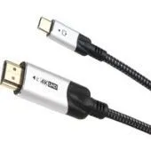 Адаптер VCOM CU423VA-1.8 USB Type-C - HDMI (1.8 м, черный)