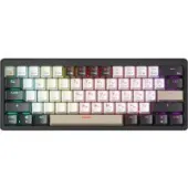 Клавиатура JEGG ZA61 White Black Brown (TNT Yellow)