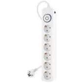 Сетевой фильтр IPPON BK-6-EU-3-10-W (3м, 6 розеток, белый)