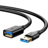 Удлинитель Ugreen US129 30125 USB Type-A - USB Type-A (0.5 м, черный)