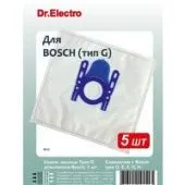 Комплект одноразовых мешков Dr.Electro BO/5 (Bosch тип G)