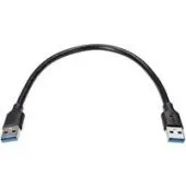 Кабель Telecom TUS715-0.3M USB Type-A - USB Type-A (0.3 м, черный)