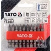 Набор бит Yato YT-0483 (10 предметов)