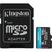 Карта памяти Kingston Canvas Go! microSDXC 128GB SDCG4/128GB (с адаптером)