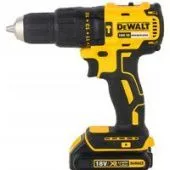 Ударная дрель-шуруповерт DeWalt DCD778D2T-QW (с 2-мя АКБ, кейс)