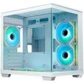 Корпус XASTRA QW400M 5ARGB-C6-AC WH QW400M-5FM12A-C6-AC-WH (белый)
