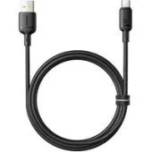 Кабель Baseus Silky Series Fast Charging Cable USB to Type-C 100W (1 м, черный)