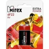 Батарейка Mirex 6F22 1 шт 23702-6F22-E1