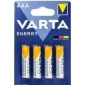 Батарейка Varta Energy LR03 AAA Alkaline 4103 BL4