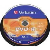 DVD-R диск Verbatim 4.7Gb 16x 43523 (10 шт.)