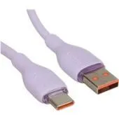 Кабель Baseus Pudding Series Fast Charging Cable 100W USB Type-A - USB Type-C (1.2 м, фиолетовый)