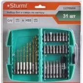 Набор оснастки для электроинструмента Sturm 1270604 (31 предмет)