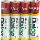 Батарейка Dialog AAA 4 шт. [LR03-4S]