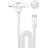 Кабель Momax DL56W 1-Link Flow Duo USB Type-C - Lightning/USB Type-C (1.5 м, белый)