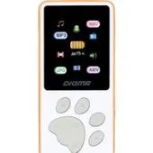 Плеер MP3 Digma S4 8GB (белый/оранжевый)