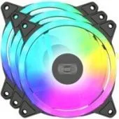 Комплект вентиляторов для корпуса PCCooler F3 T120 ARGB (черный, 3 шт.)