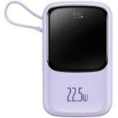 Внешний аккумулятор Baseus Qpow Pro Digital Display Fast Charge 22.5W 20000mAh (сиреневый)
