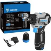 Дрель-шуруповерт Deko Loner 12V PRO 085-1121 (с 1-им АКБ)