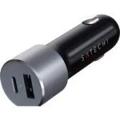 Автомобильное зарядное Satechi 72W Type-C PD Car Charger (серый космос)