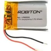 Аккумулятор Robiton LP602030 300 mAh 1 шт