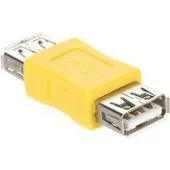 Адаптер VCOM CA408 USB Type-A - USB Type-A (желтый)