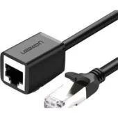 Удлинитель по витой паре Ugreen NW122 11281 RJ45 - RJ45 (2 м, черный)