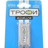 Батарейка Трофи Alkaline 9V 6LR61-1BL