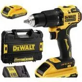 Ударная дрель-шуруповерт DeWalt DCD709D2T (с 2-мя АКБ 2 Ah, кейс)