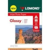 Фотобумага Lomond односторонняя глянцевая А4 260 г/м2 0102097