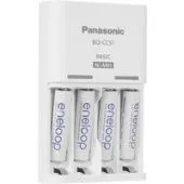 Аккумуляторы + зарядное Panasonic Eneloop Basiс Charger K-KJ51MCD04E