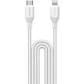 Кабель Momax DL53W1-Link Flow LC USB Type-C - Lightning (1.2 м, белый)