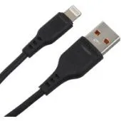 Кабель GoPower 00-00018568 USB Type-A - Lightning (1 м, черный)