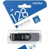 USB Flash SmartBuy Twist Dual 128GB (черный)