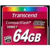 Карта памяти Transcend 800x CompactFlash Premium 64GB (TS64GCF800)