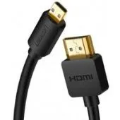 Кабель Ugreen HD127 30104 microHDMI - HDMI (3 м, черный)