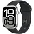 Умные часы Apple Watch Series 10 42 мм (алюминиевый корпус, серебристый/черный, спортивный силиконовый ремешок S/M)