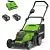 Газонокосилка Greenworks G24X2LM41K8 2512607UD (с 2-мя АКБ)