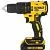 Ударная дрель-шуруповерт DeWalt DCD778D2T-QW (с 2-мя АКБ, кейс)