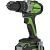 Ударная дрель-шуруповерт Greenworks GD24DD60K2 3704107UA (с 1-им АКБ)
