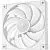 Вентилятор для корпуса DeepCool FD14 WH R-FD14-WHNPN1-G